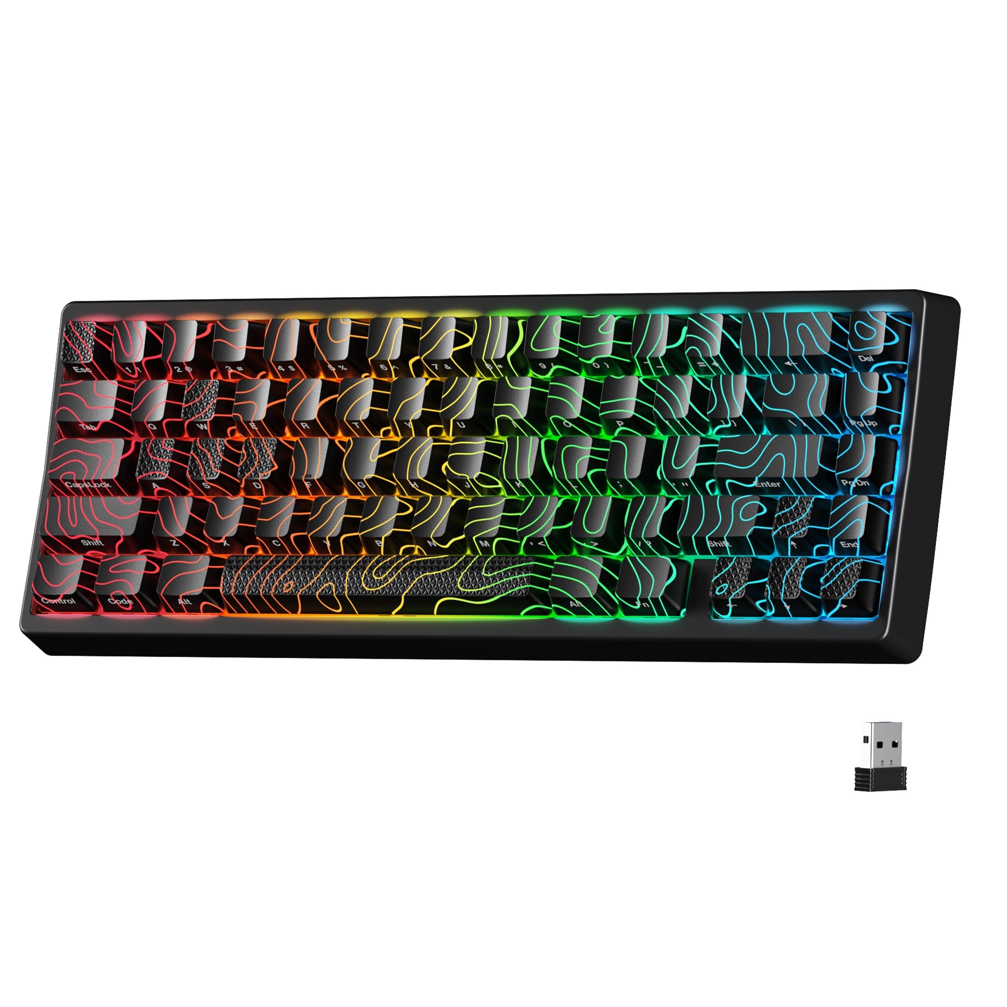 XVX M67 JadeStone Mechanical Keyboard With IMD-Tech Keycaps