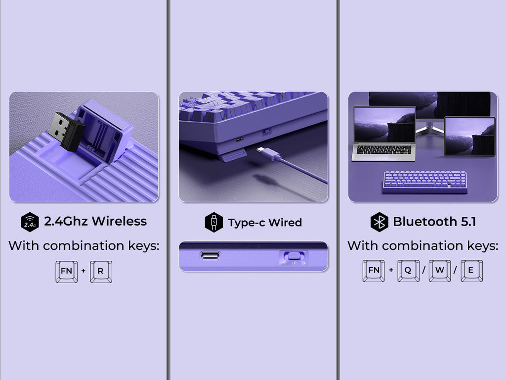 XVX M67 JadeStone Mechanical Keyboard With IMD-Tech Keycaps