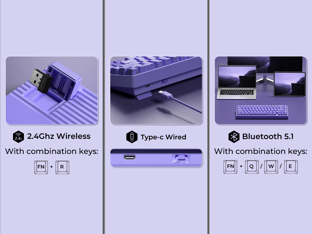 XVX M67 JadeStone Mechanical Keyboard With IMD-Tech Keycaps