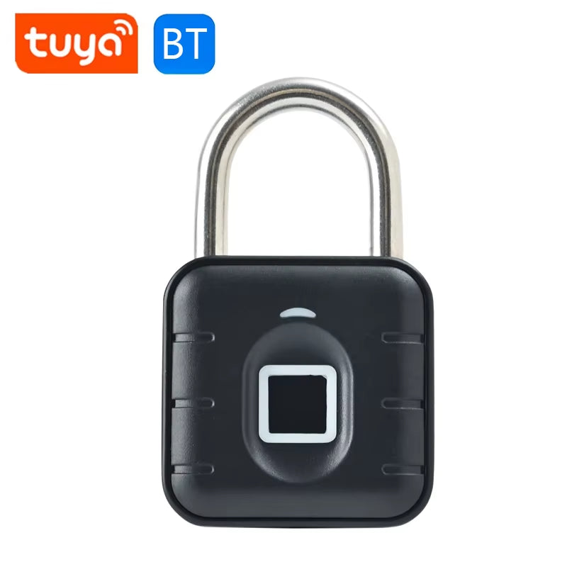 Smart Biometric Fingerprint Keyless Door Lock Portable Anti-Theft USB Rechargeable Security Padlock for Luggage Case Drawer