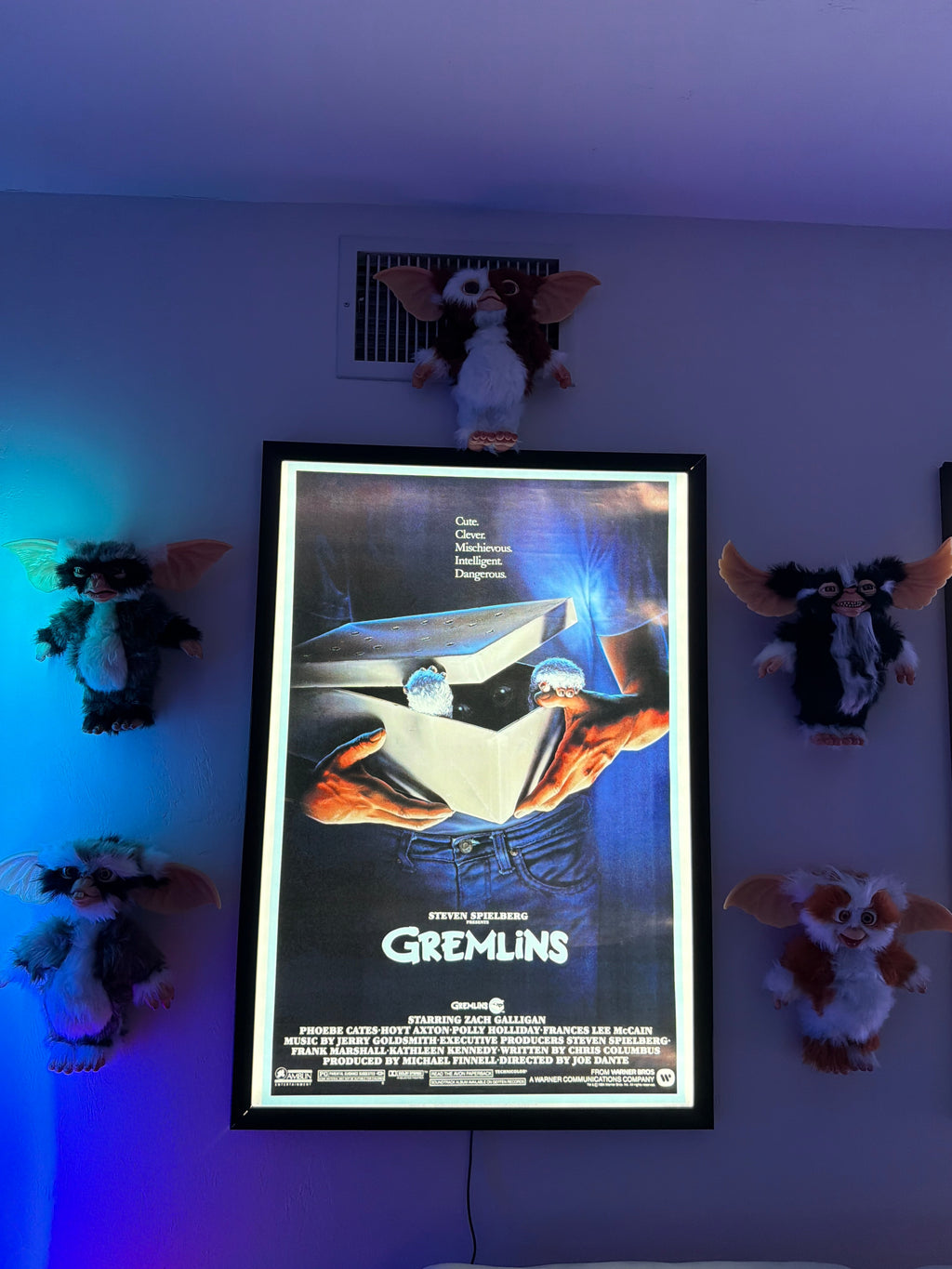 1 Qty Glowbox "World Famous" LED Poster Frame - Select Poster Size:
