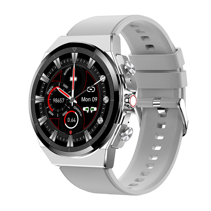 2-in-1 Bluetooth Talking Heart Rate Monitoring Smart Watch