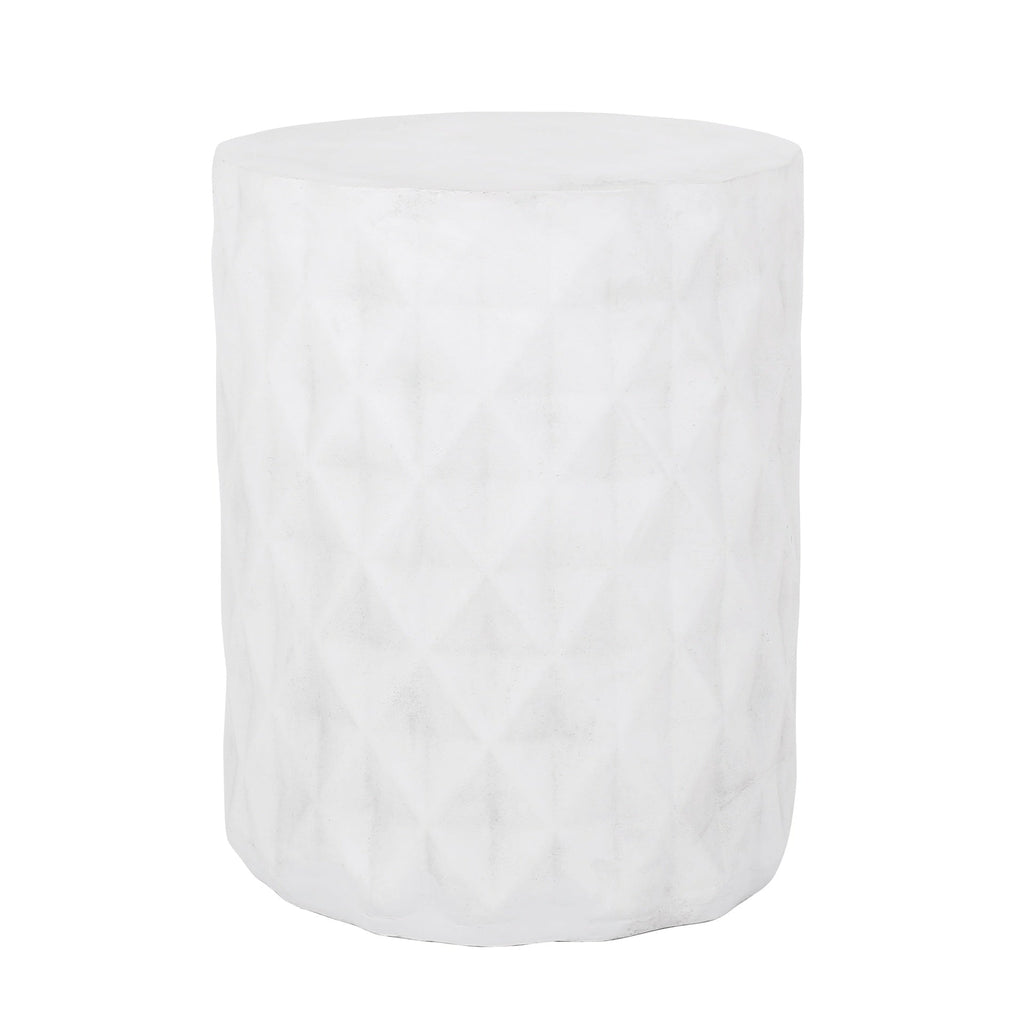 Outdoor/Indoor Light Weight Concrete Side Table