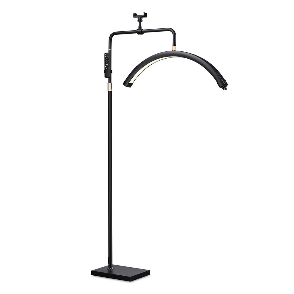 Yescom 28in Half Moon Light Adjustable Eyelash Tattoo Floor Lamp