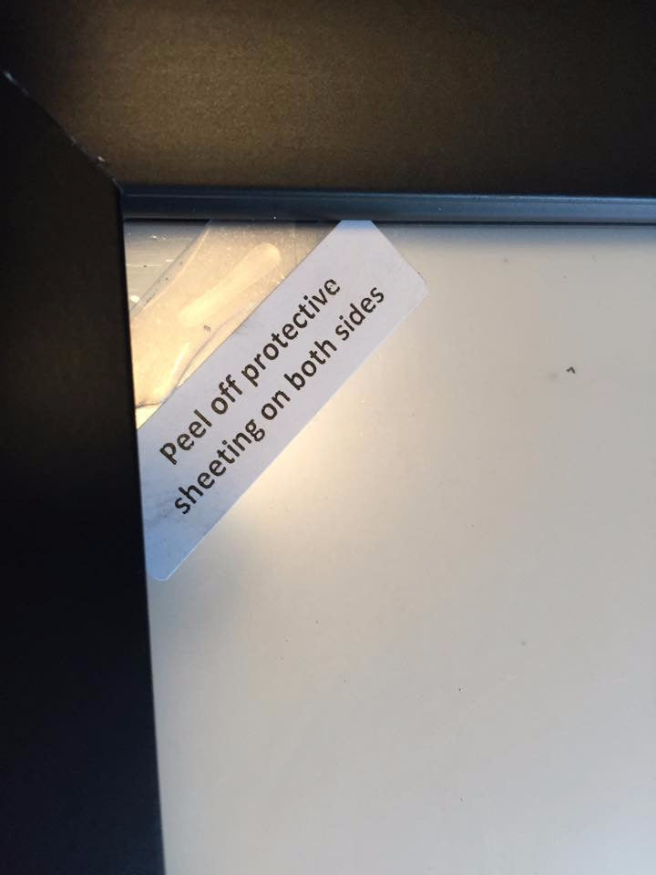5x25 Mylar Snap Aluminum Frame