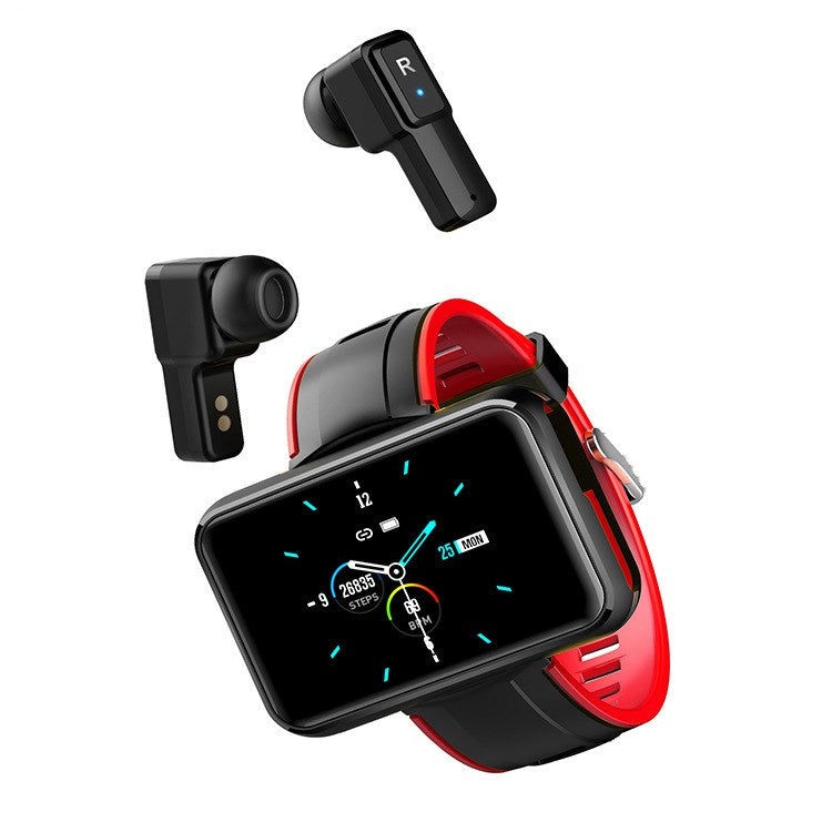 2 in 1 T91 Smart Watch Wireless With Bluetooth Ear Buds