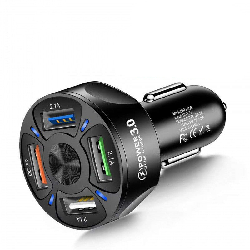 45W Fast Charge Car Charger One For Four