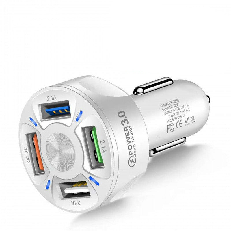 45W Fast Charge Car Charger One For Four
