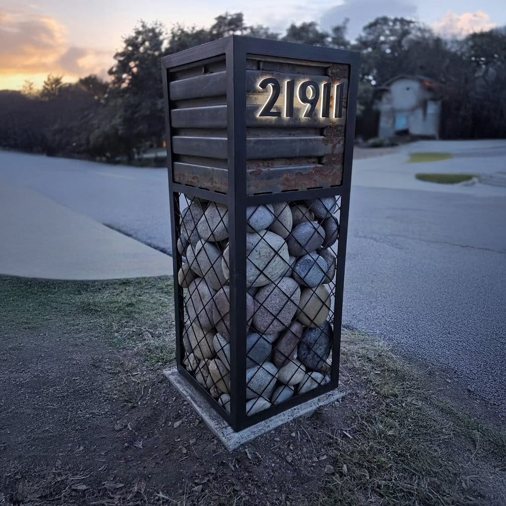 Backlit LED House Address Numbers