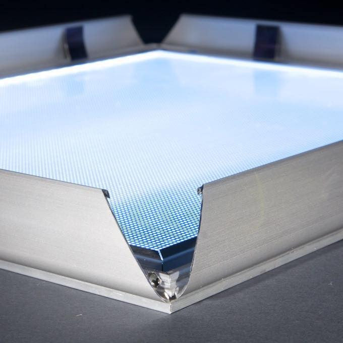 1 Qty Glowbox "World Famous" LED Poster Frame - Select Poster Size: