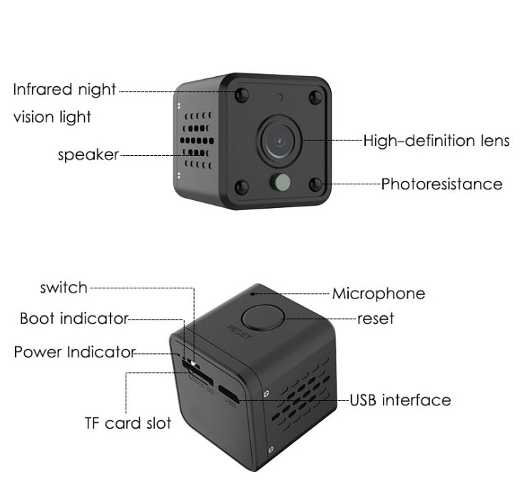 HD Night Vision Camera Smart Ear Smart Surveillance Camera Wifi Remote Camera