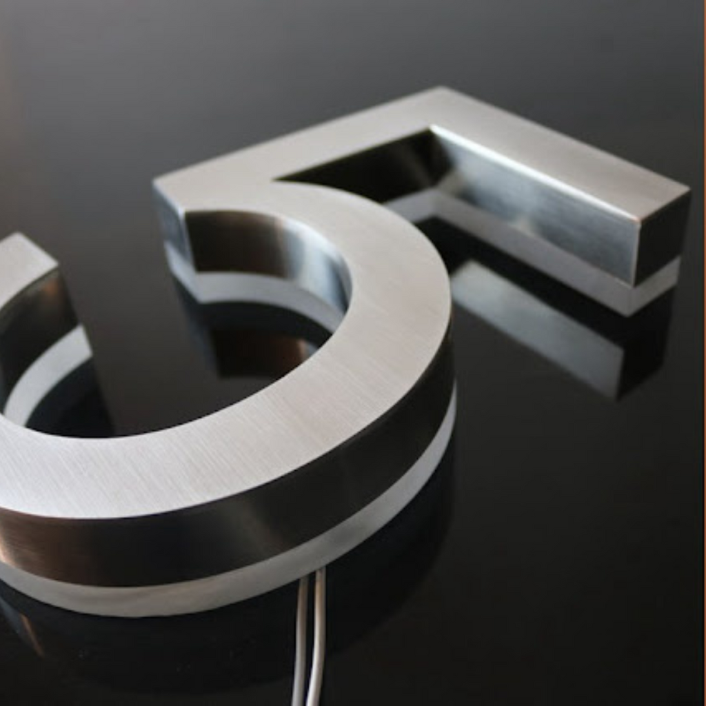 Backlit LED House Address Numbers