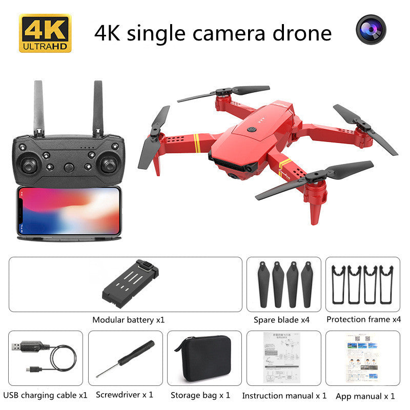 E58 Folding Aerial Drone HD 4K Single Camera