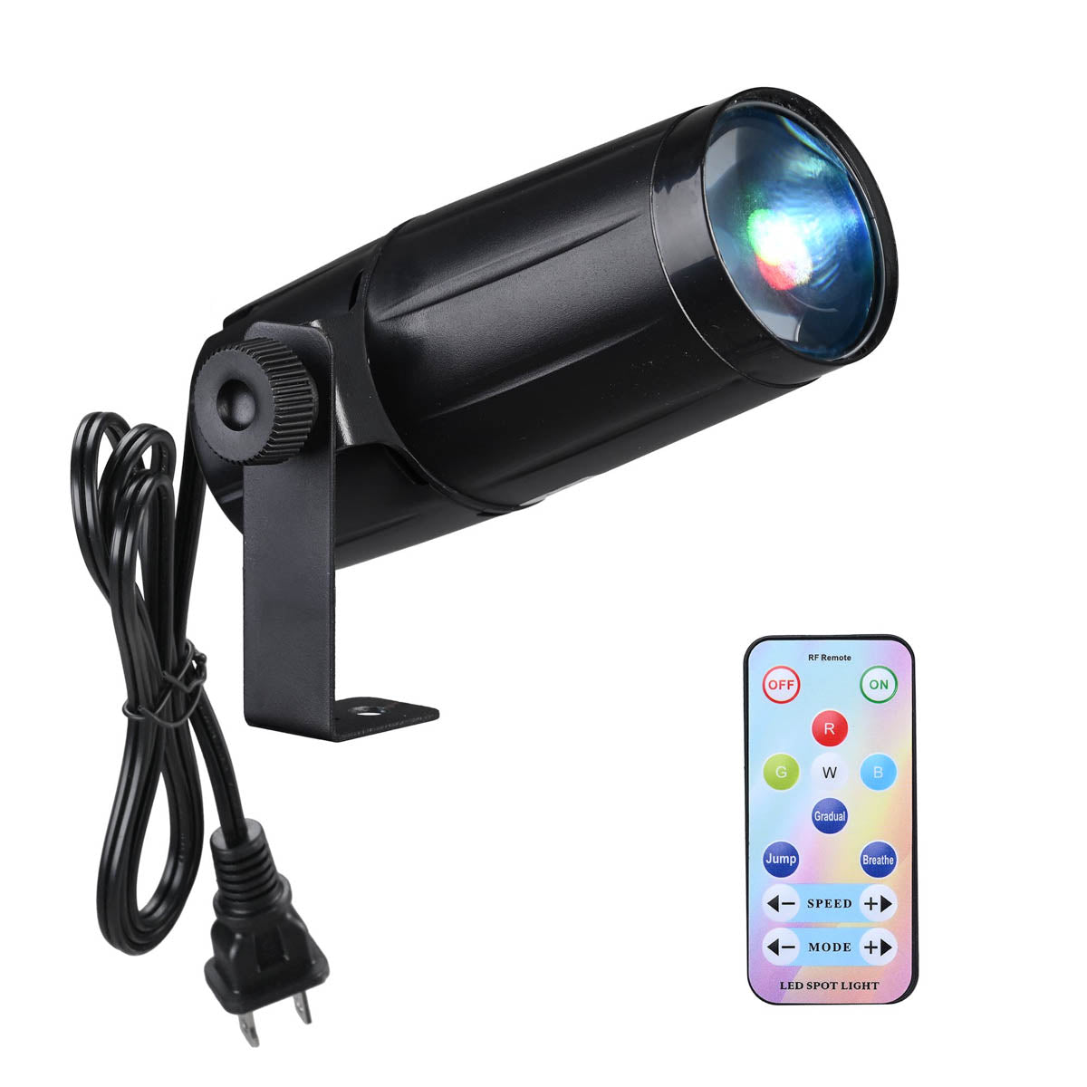 Yescom Pinspot LED Disco Light Party Club Lighting RGB