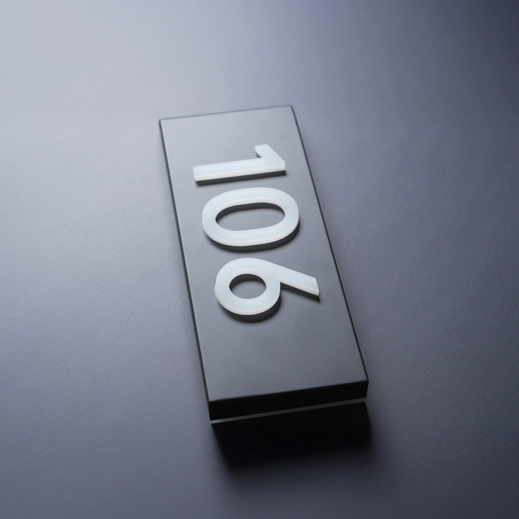3D Acrylic Metal Backlit House Numbers