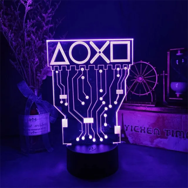 3D LED Gaming Setup RGB Lamp USB Powered Game Room Multiple Choices