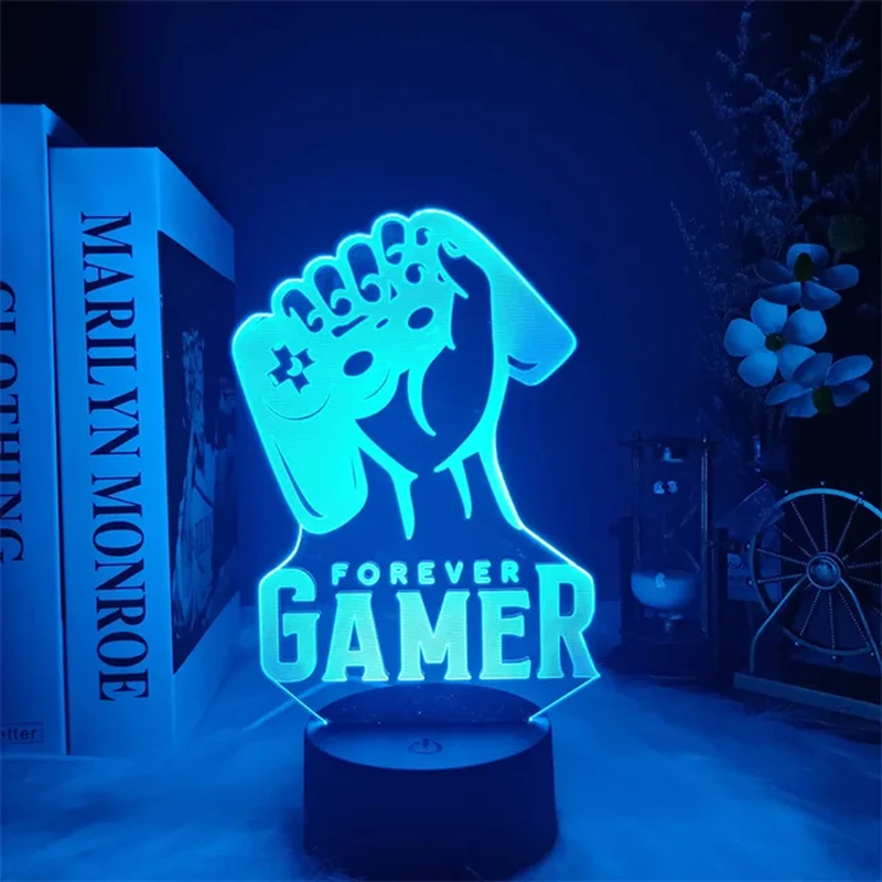 3D LED Gaming Setup RGB Lamp USB Powered Game Room Multiple Choices