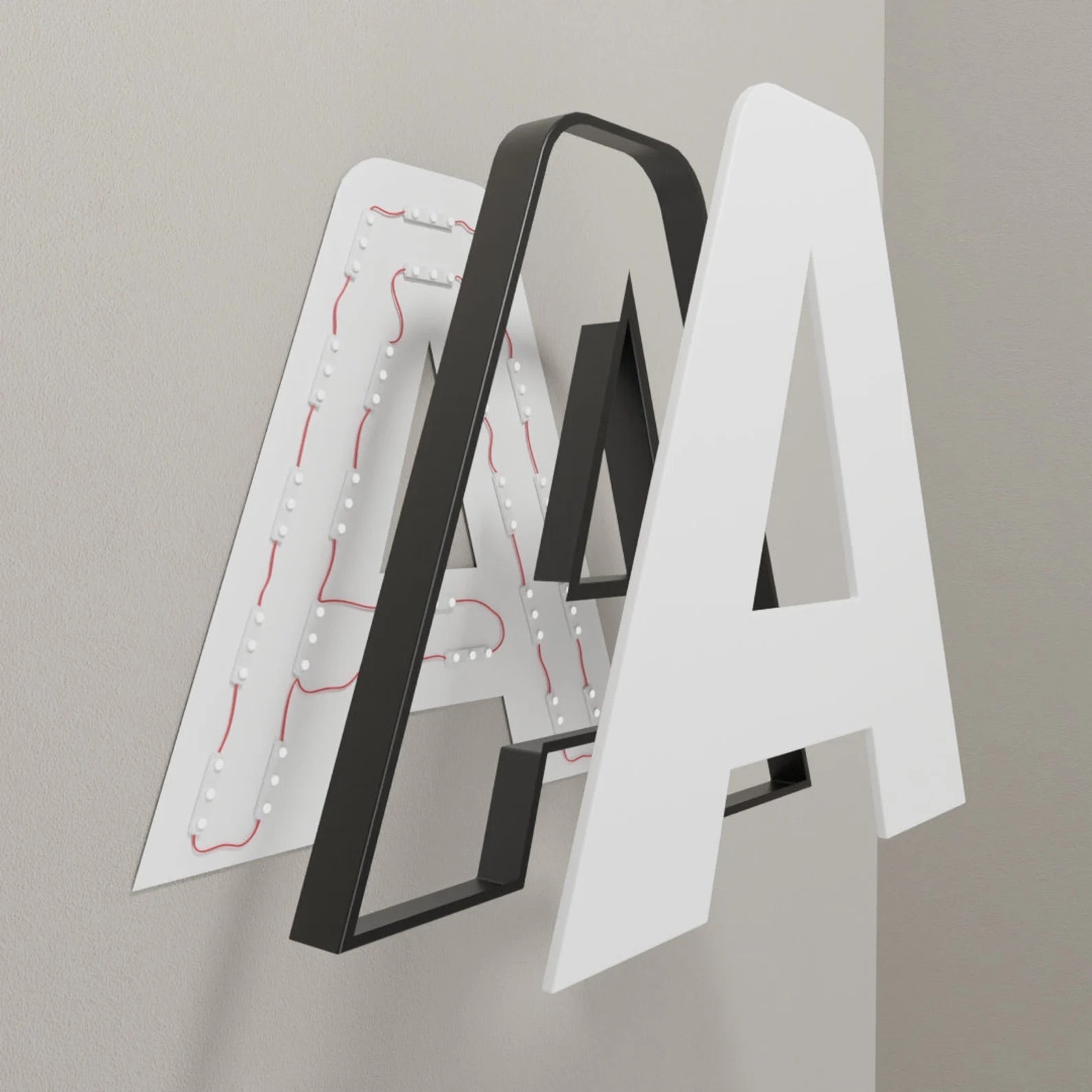 Indoor & Outdoor Custom 3D Front-Lit LED Channel Letter Sign