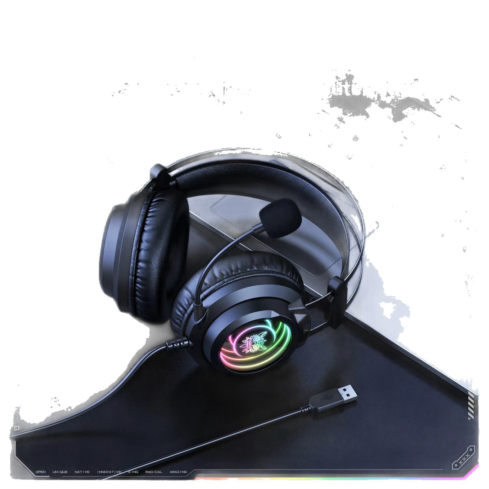 Gaming Headphones Infinite Surround Sound Over ear Computer Laptop