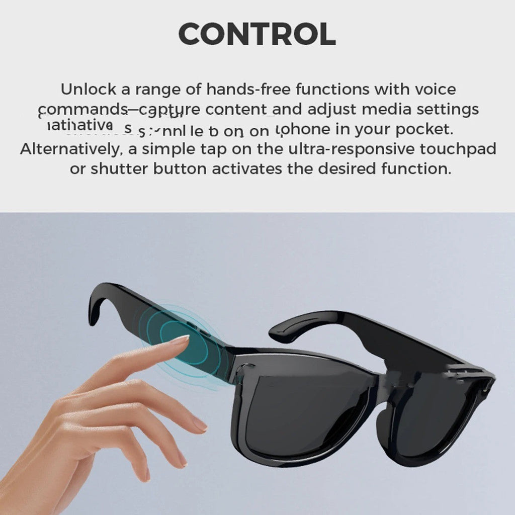 AI Assistant Glasses Sunglasses Call, Bluetooth, Text, Video, Analysis