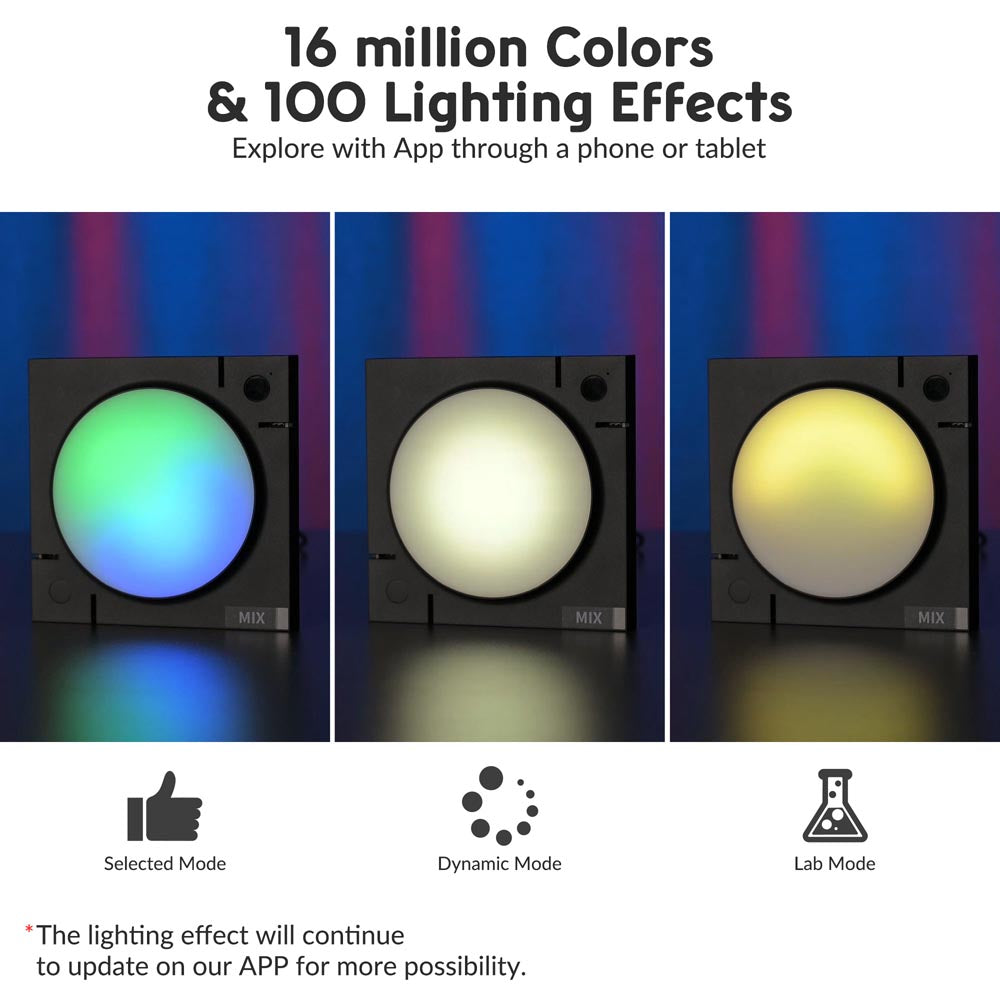 Yescom LifeSmart Cololight LED Round Light MIX WiFi Alexa/Google Voice Control