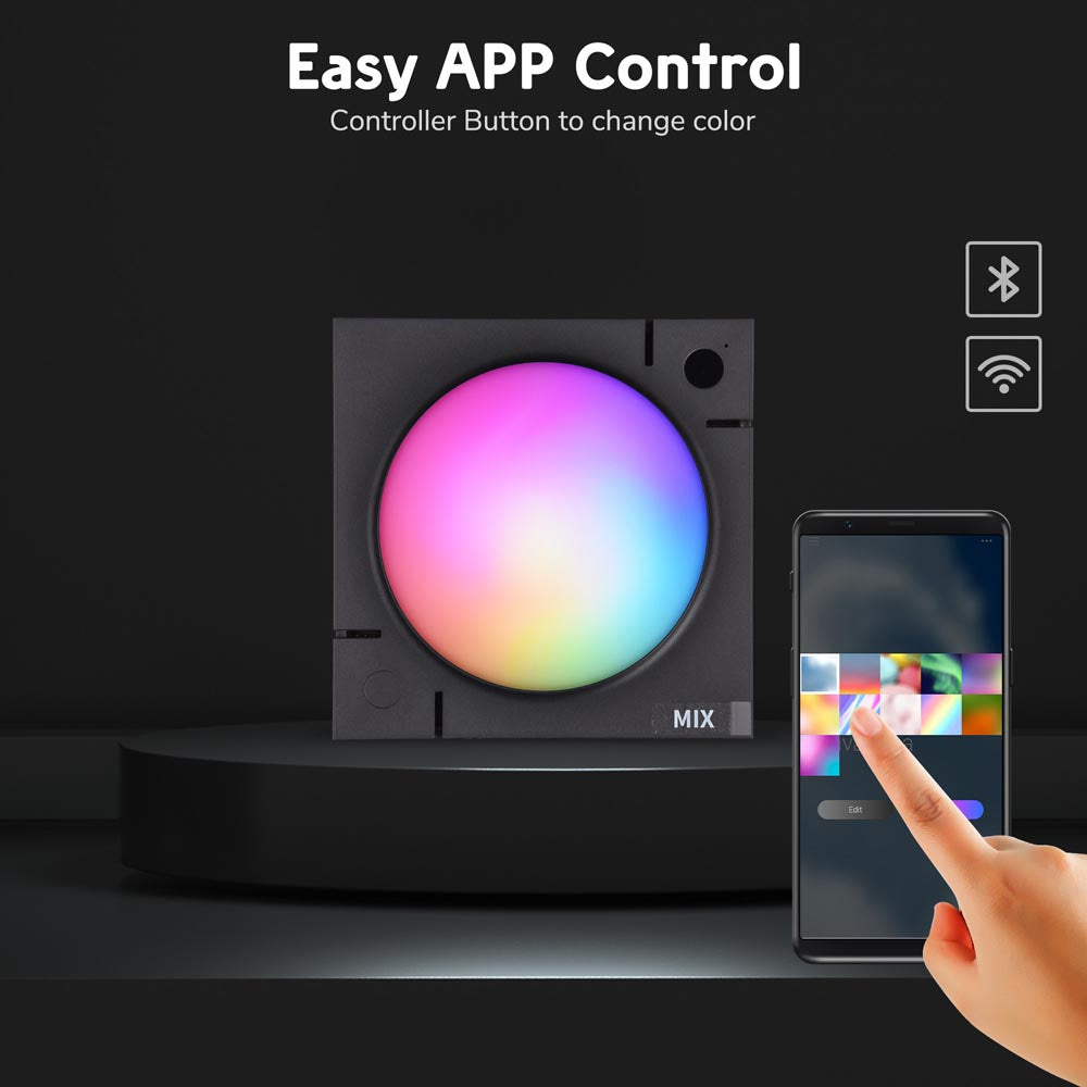 Yescom LifeSmart Cololight LED Round Light MIX WiFi Alexa/Google Voice Control