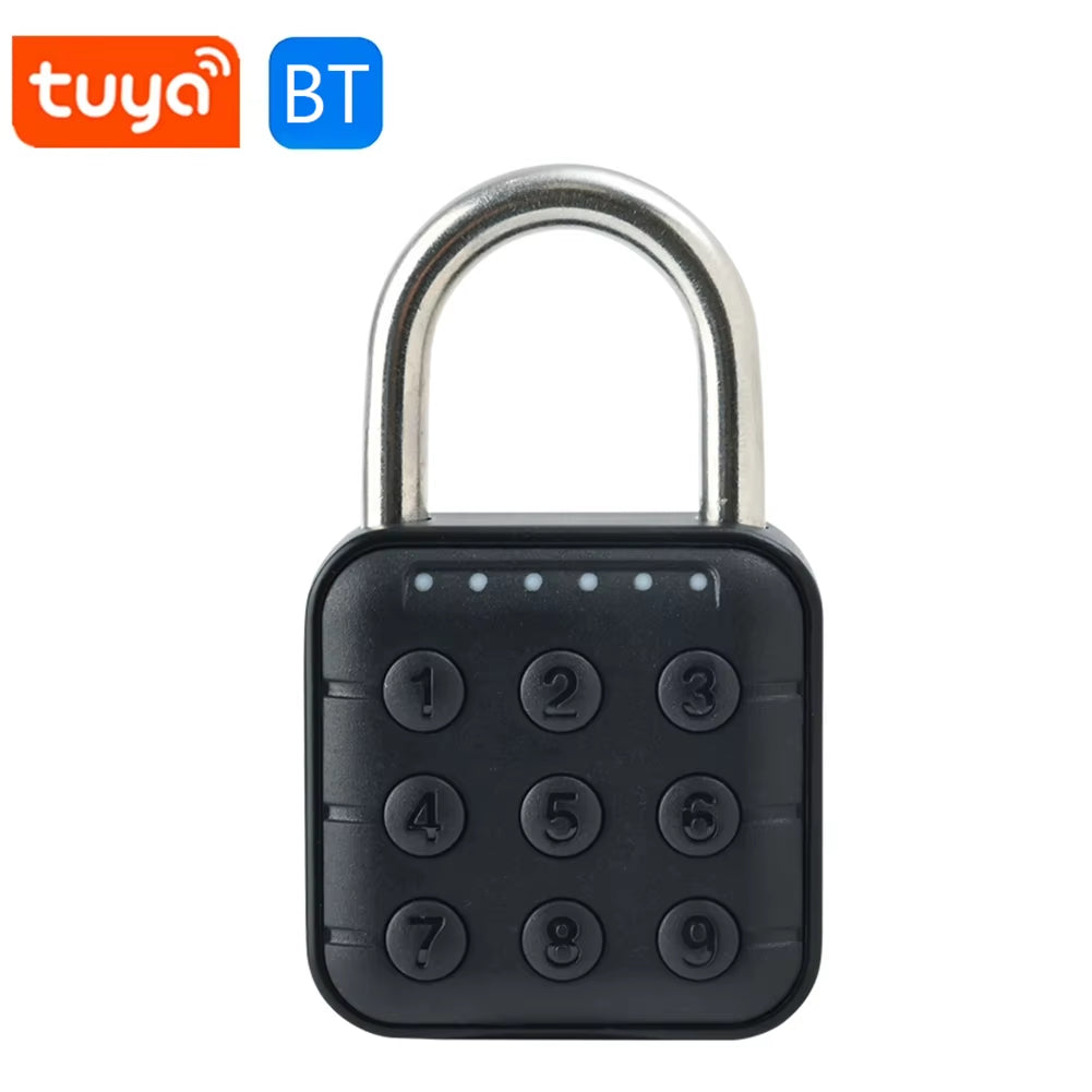 Smart Biometric Fingerprint Keyless Door Lock Portable Anti-Theft USB Rechargeable Security Padlock for Luggage Case Drawer