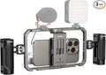 SmallRig Universal Phone Cage, Smartphone Video Rig Kit with Handles, Handheld Filmmaking Vlogging Case Stabilizer for Videomaker, for iPhone 17/16/15 for Samsung for Pixel and Other Android Phones