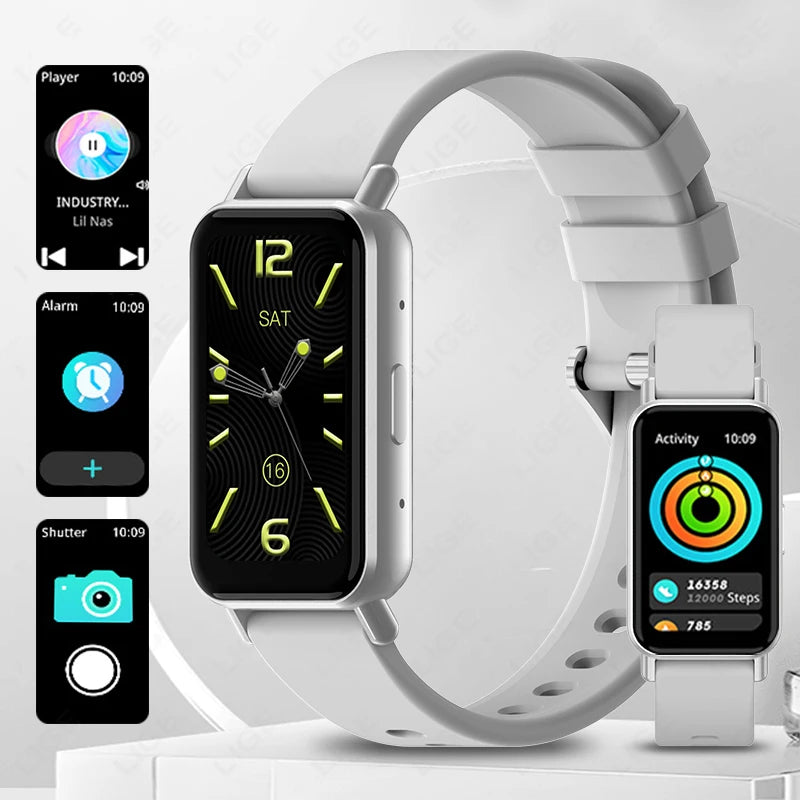 Smart Watch Women Full Touch Screen Health Monitor IP68 Waterproof Sports Fitness Tracker Smartwatch Woman Bracelet Watches