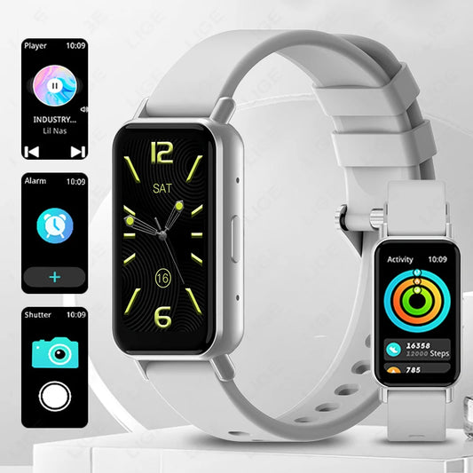 Smart Watch Women Full Touch Screen Health Monitor IP68 Waterproof Sports Fitness Tracker Smartwatch Woman Bracelet Watches