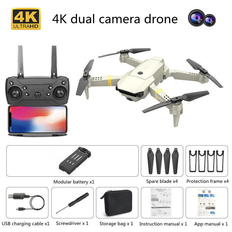 E58 Folding Aerial Drone HD 4K Single Camera