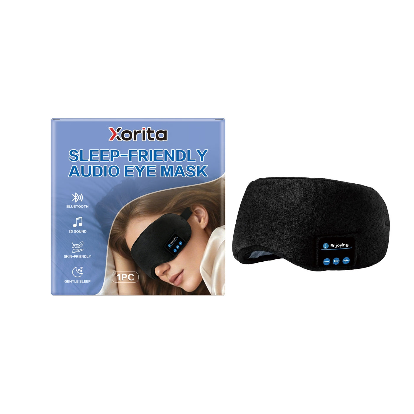 Sleep Friendly Audio Eye Mask Bluetooth Speaker Sleep Aid