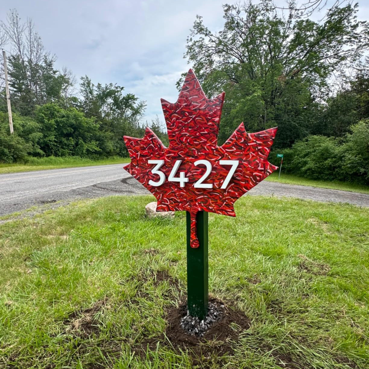 Backlit LED House Address Numbers