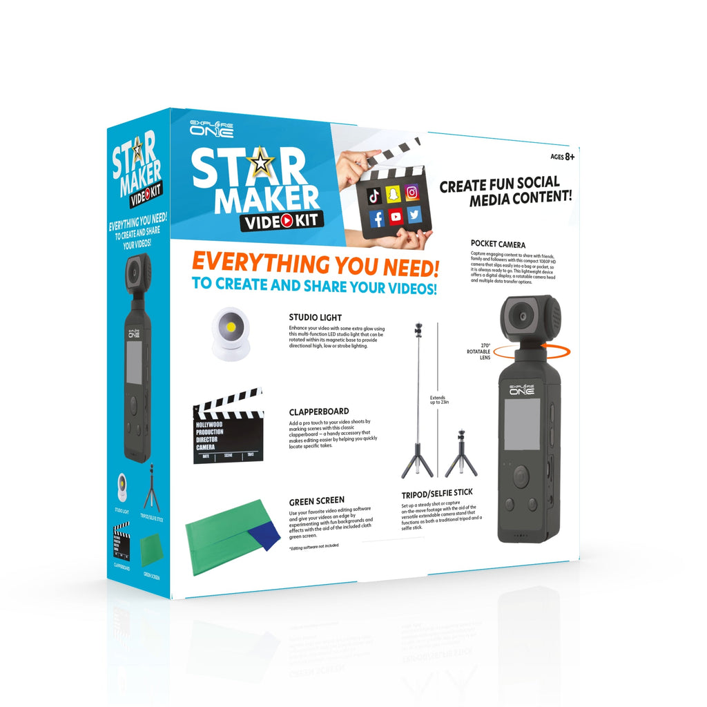 Star Maker HD Video Camera Vlogger Kit