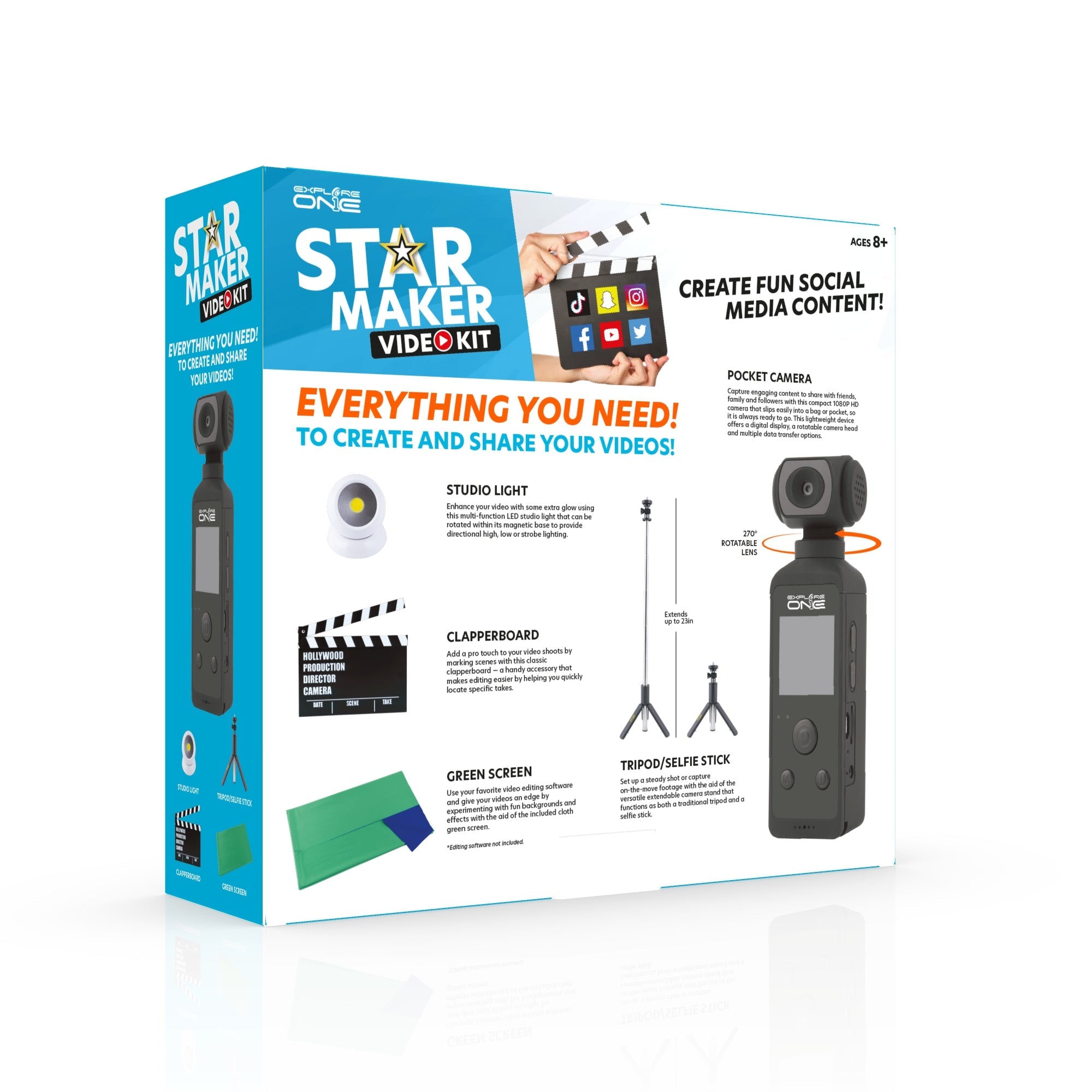 Star Maker HD Video Camera Vlogger Kit