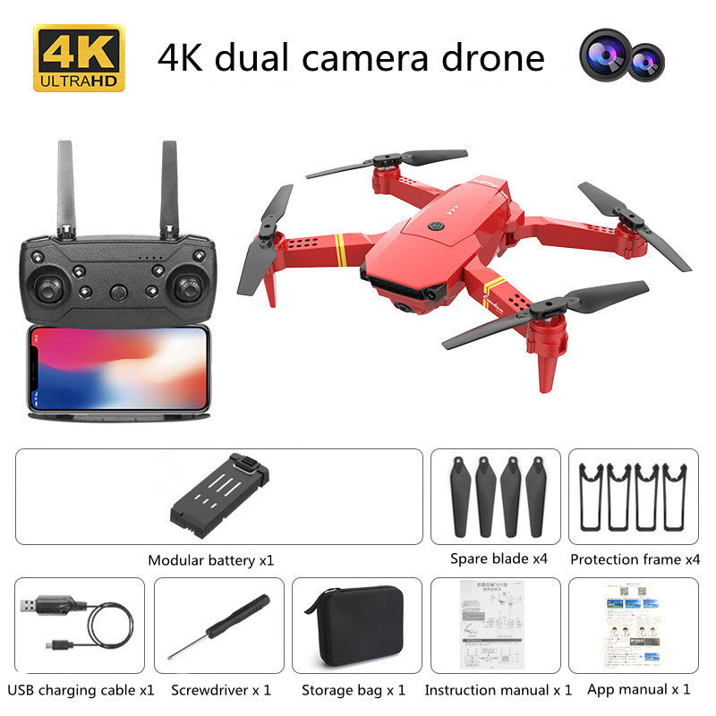 E58 Folding Aerial Drone HD 4K Single Camera