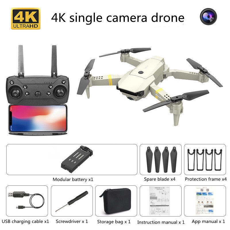E58 Folding Aerial Drone HD 4K Single Camera
