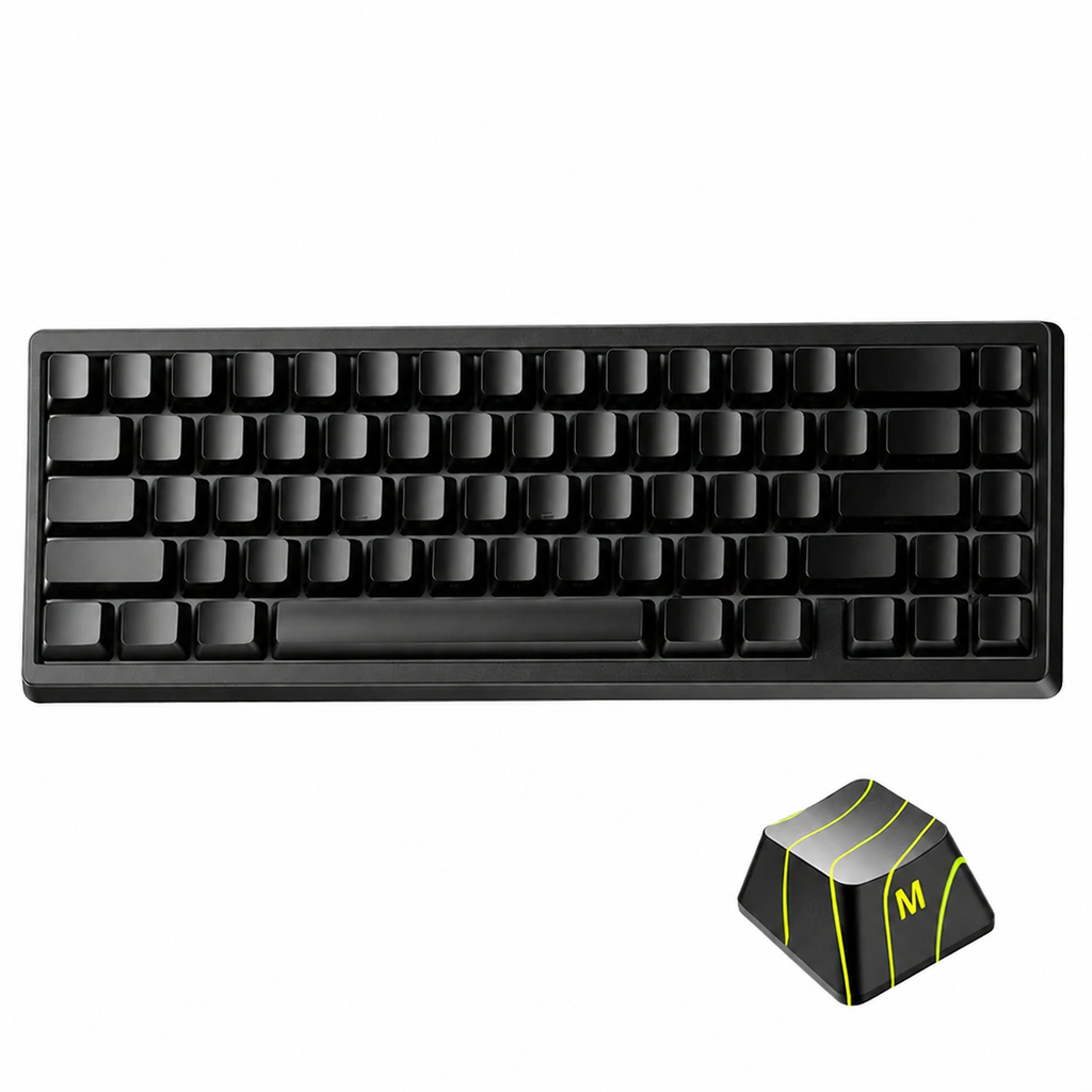 XVX M67 JadeStone Mechanical Keyboard With IMD-Tech Keycaps (Stellar White)