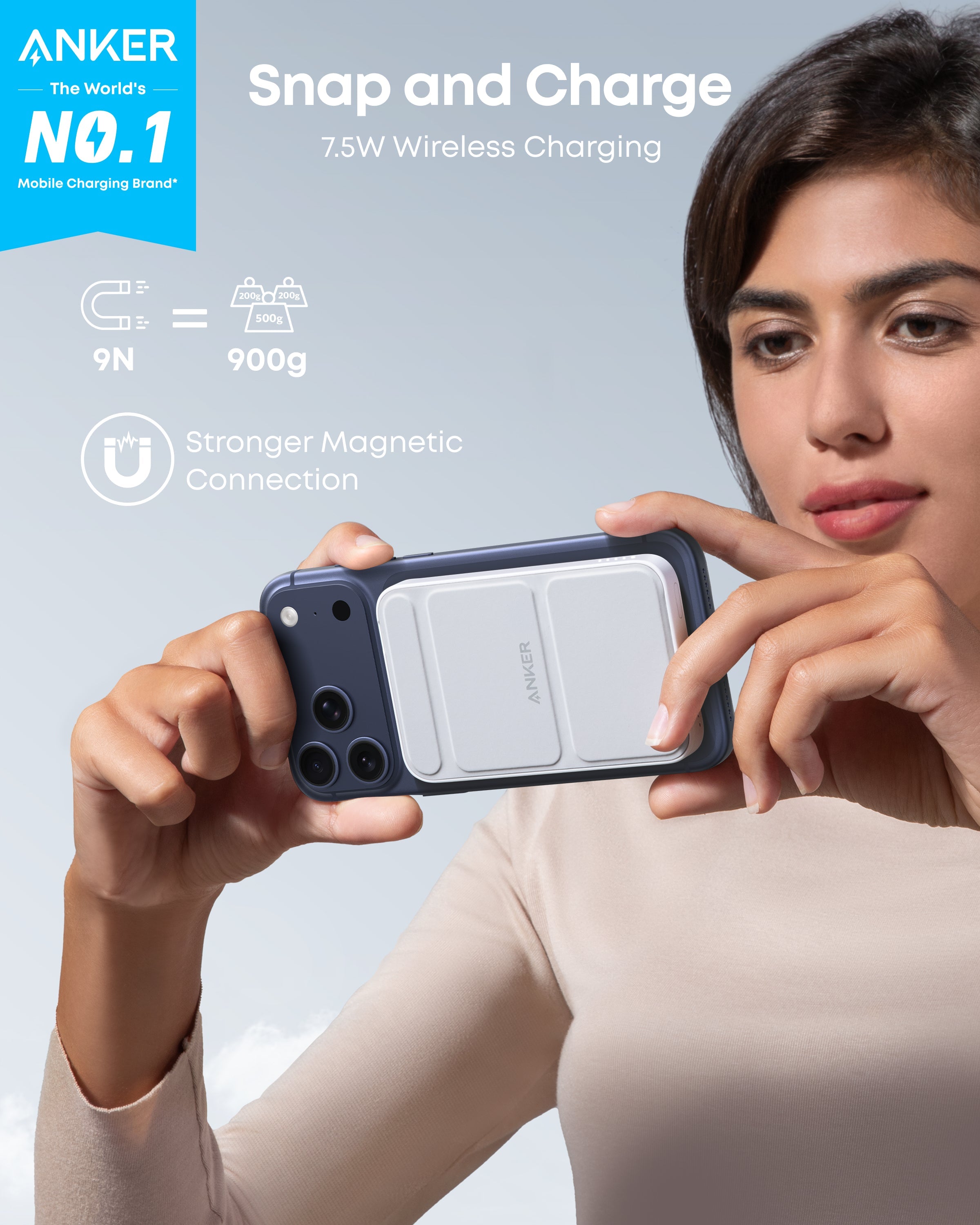 Anker 622 Portable Charger Magnetic Battery (MagGo)