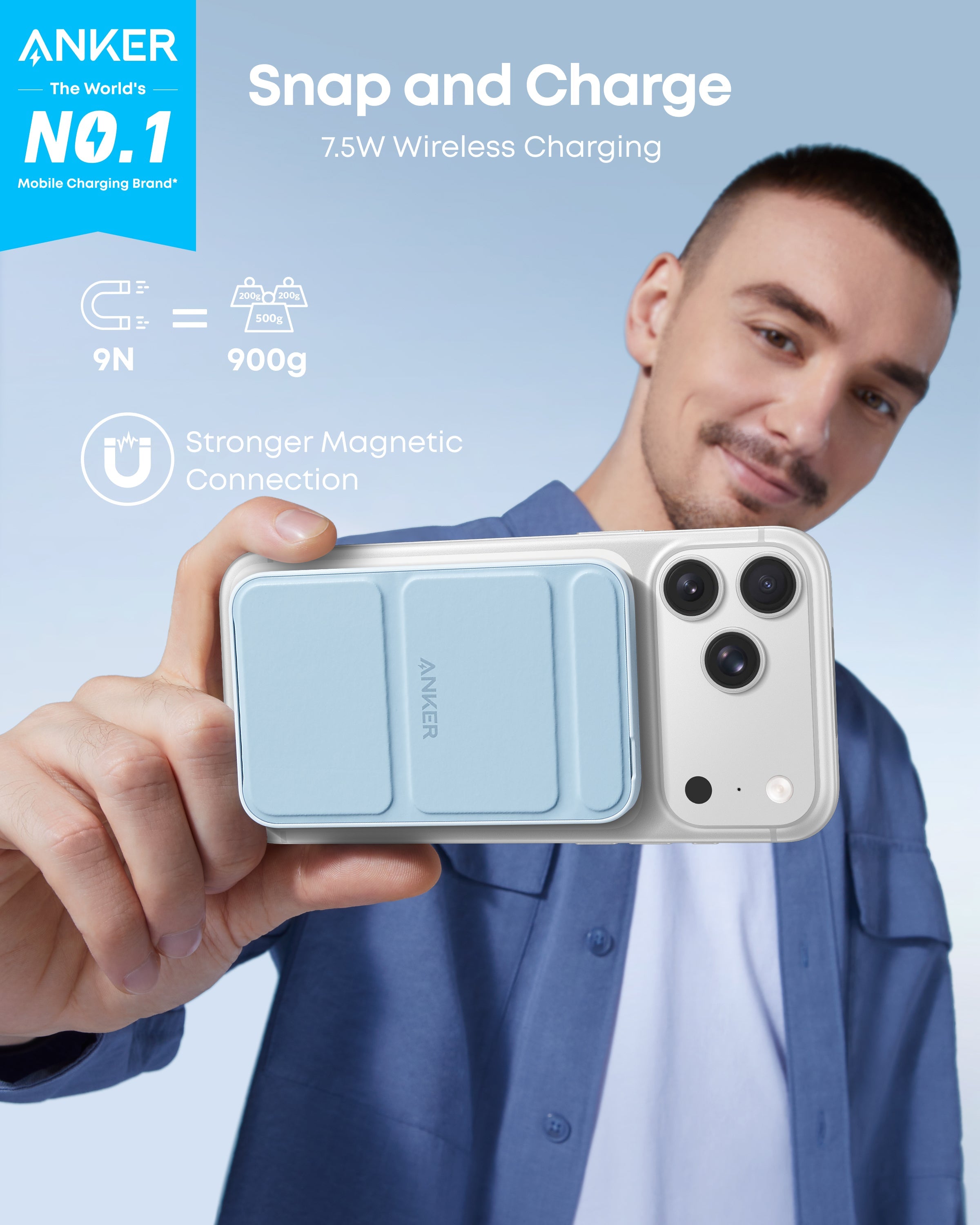 Anker 622 Portable Charger Magnetic Battery (MagGo)
