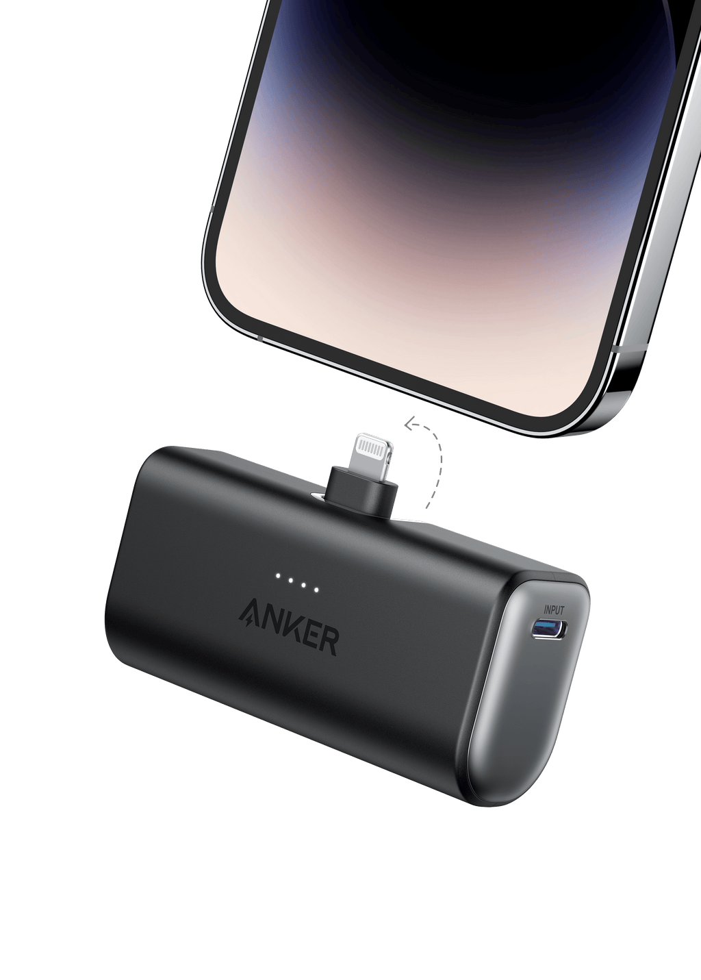 Anker Nano Power Bank (12W, Built-In Lightning Connector) Portable Charger