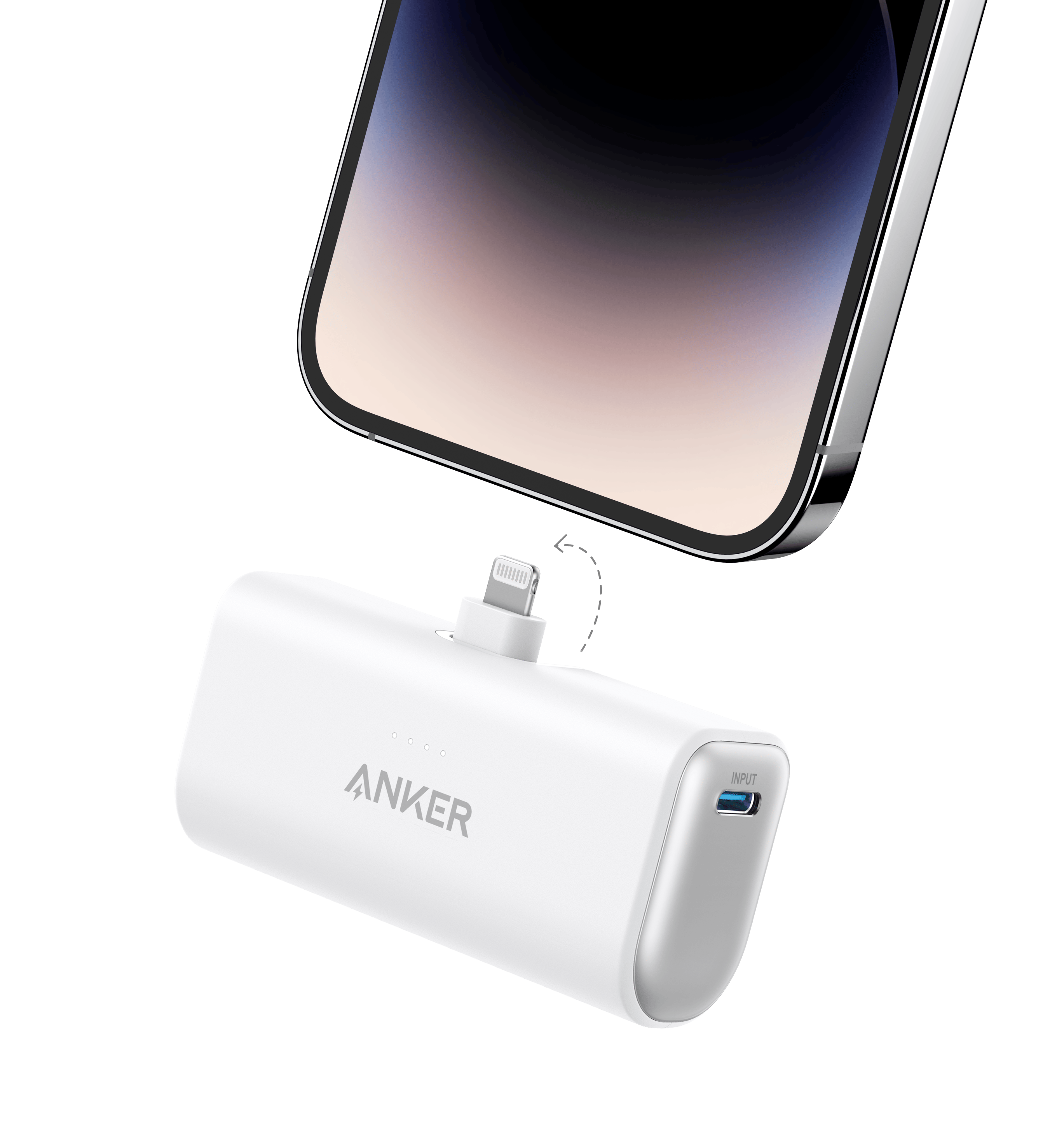 Anker Nano Power Bank (12W, Built-In Lightning Connector) Portable Charger