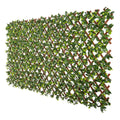 Jasmine Expandable Artificial Trellis Privacy Screen 72×36in – UV Resistant