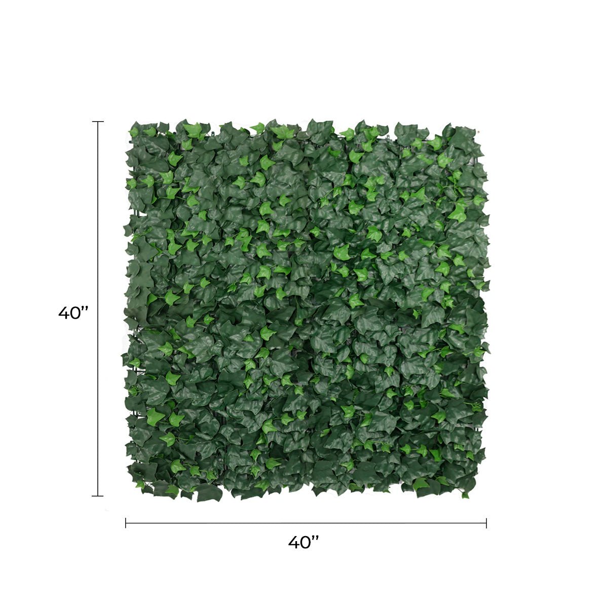Artificial Boston Ivy Green Wall 40" x 40" 11SQ FT Commercial Grade UV Resistant