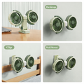 Cool Breeze | Portable Fan with Dual Heads & Rechargeable Battery | Adjustable Speed for Comfort