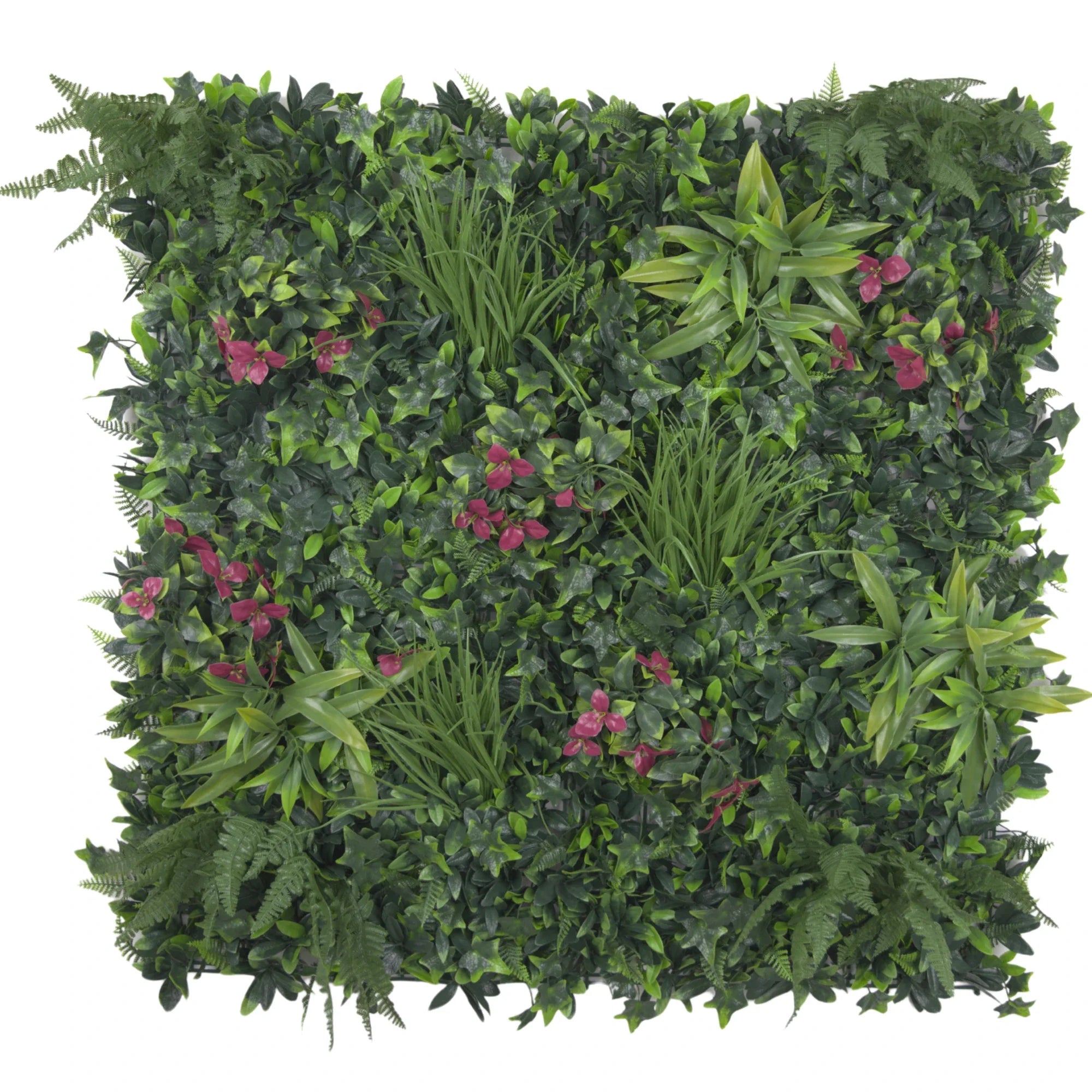 Luxury Pink Sensation Artificial Living Wall /  Green Wall 40" x 40" 11SQ FT Commercial Grade UV Resistant