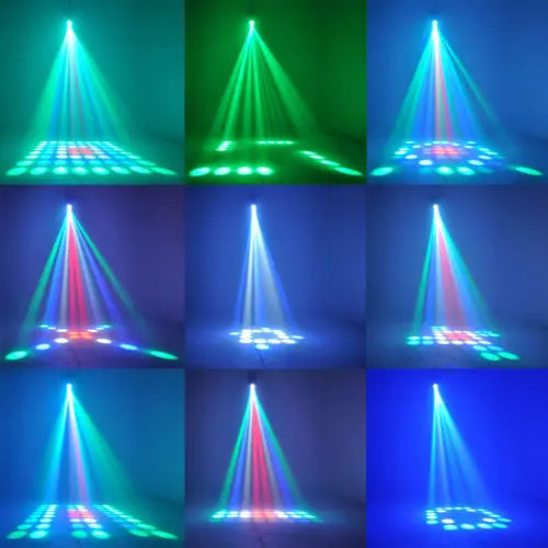 DecorBites™ LED RGBW Disco Light Club Party Dj Stage Lights - Hundreds of Patterns