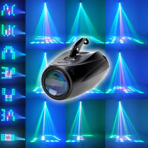 DecorBites™ LED RGBW Disco Light Club Party Dj Stage Lights - Hundreds of Patterns