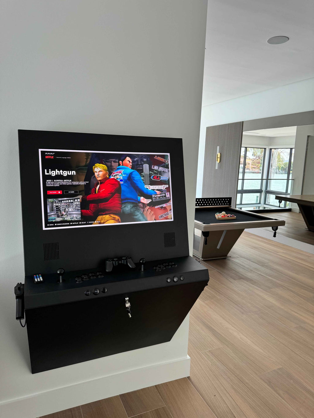 Wall Mounted Arcade - Gaming PC With 4TB Team group M.2 Game Drive
