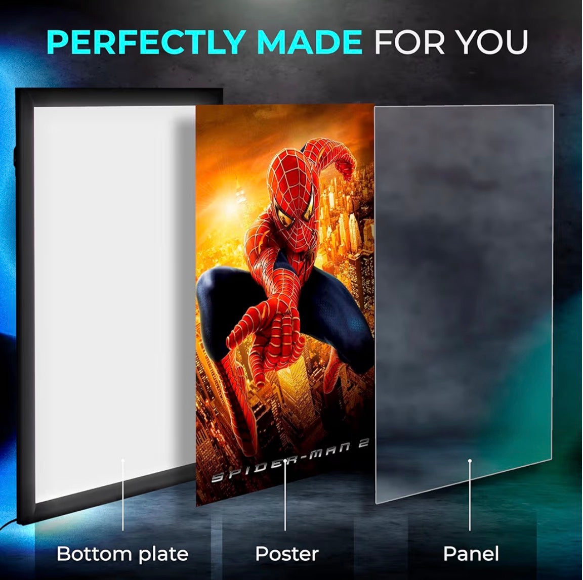 5x25 Mylar Snap Aluminum Frame